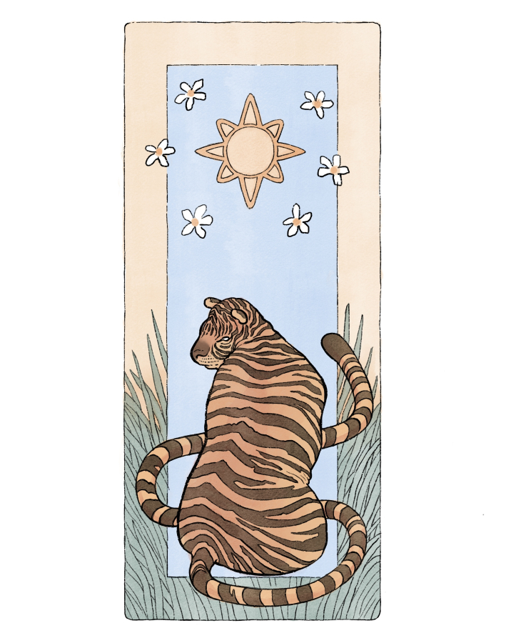 Tiger Bookmark